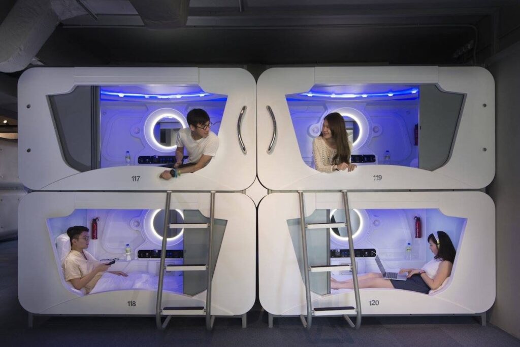 capsule hotels