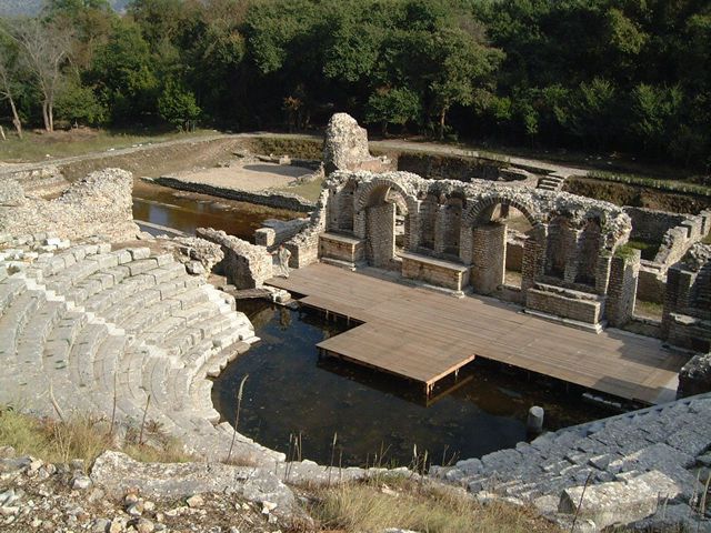 Butrint ruins
