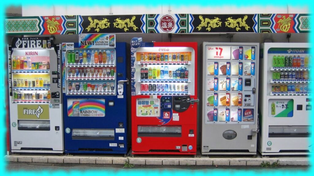 Vending machines in Japan